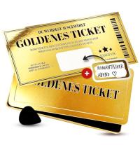 Das Goldene Ticket | Personalisierbarer Gutschein für besondere Anlässe