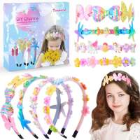 Mädchen Geschenke Bastelset - Einhorn Haarschmuck für kreative Kids