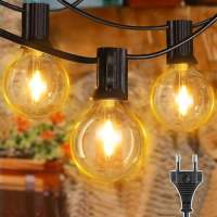 Ollny Lichterkette Außen 5 M - Wasserdichte LED für Garten & Terrasse