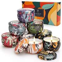 Duftkerzen Geschenkset: Aroma Kerzen 8 Stück | Sojawachs | Aromatherapie